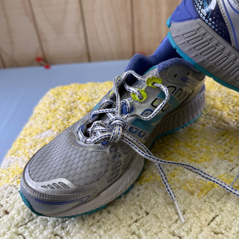 New Balance 1260v4 Silver Teal Purple Running Shoes Womens 10 B W1260GP4 - Picture 4 of 16